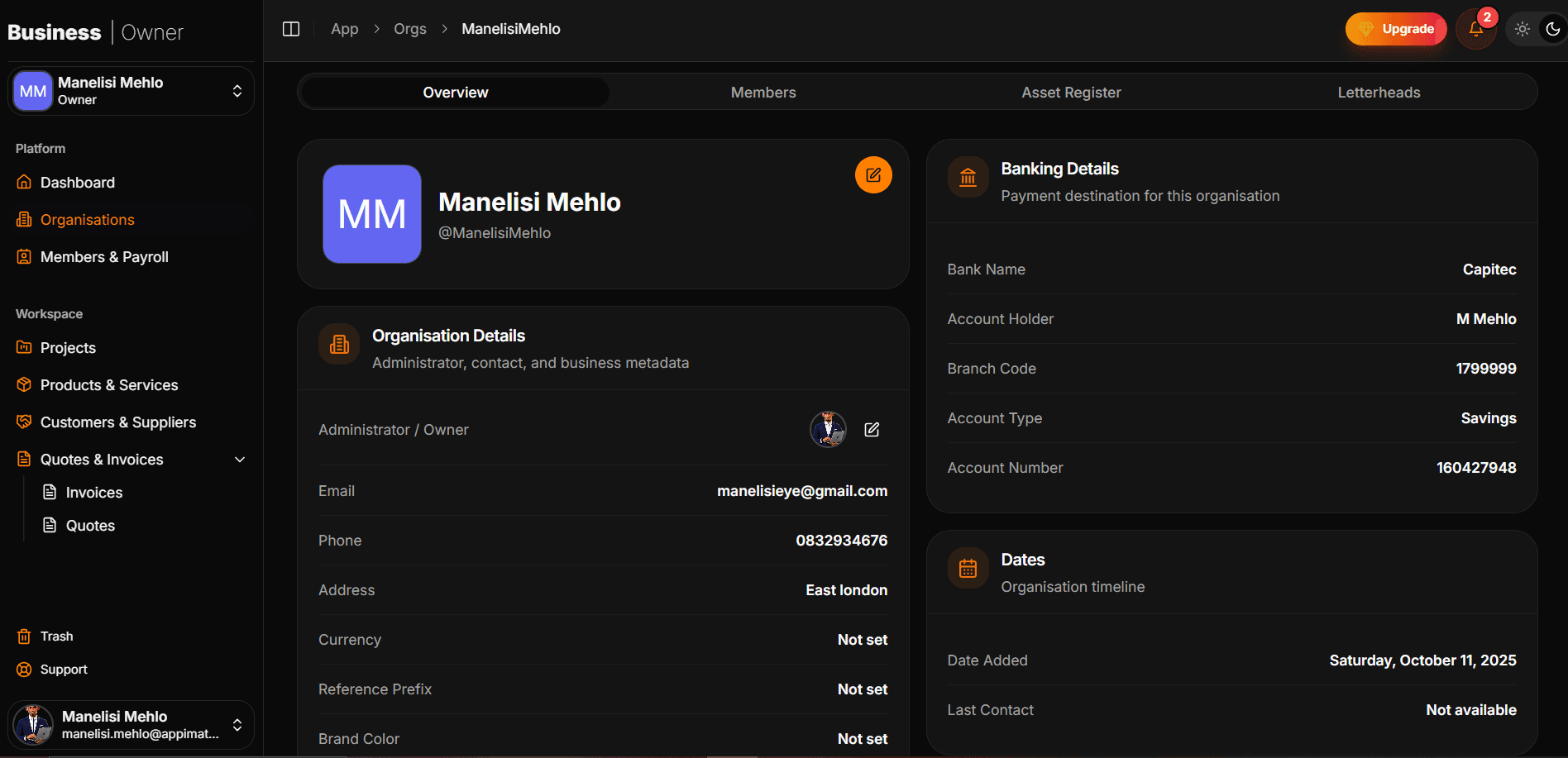 Appimate Business preview 1