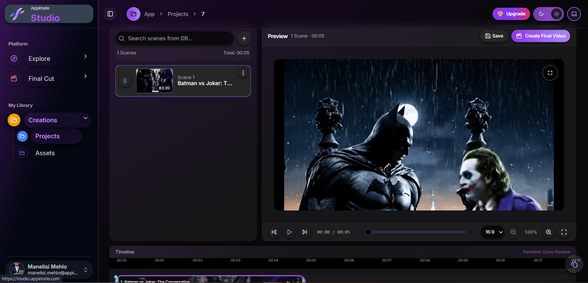 Appimate Studio preview 2